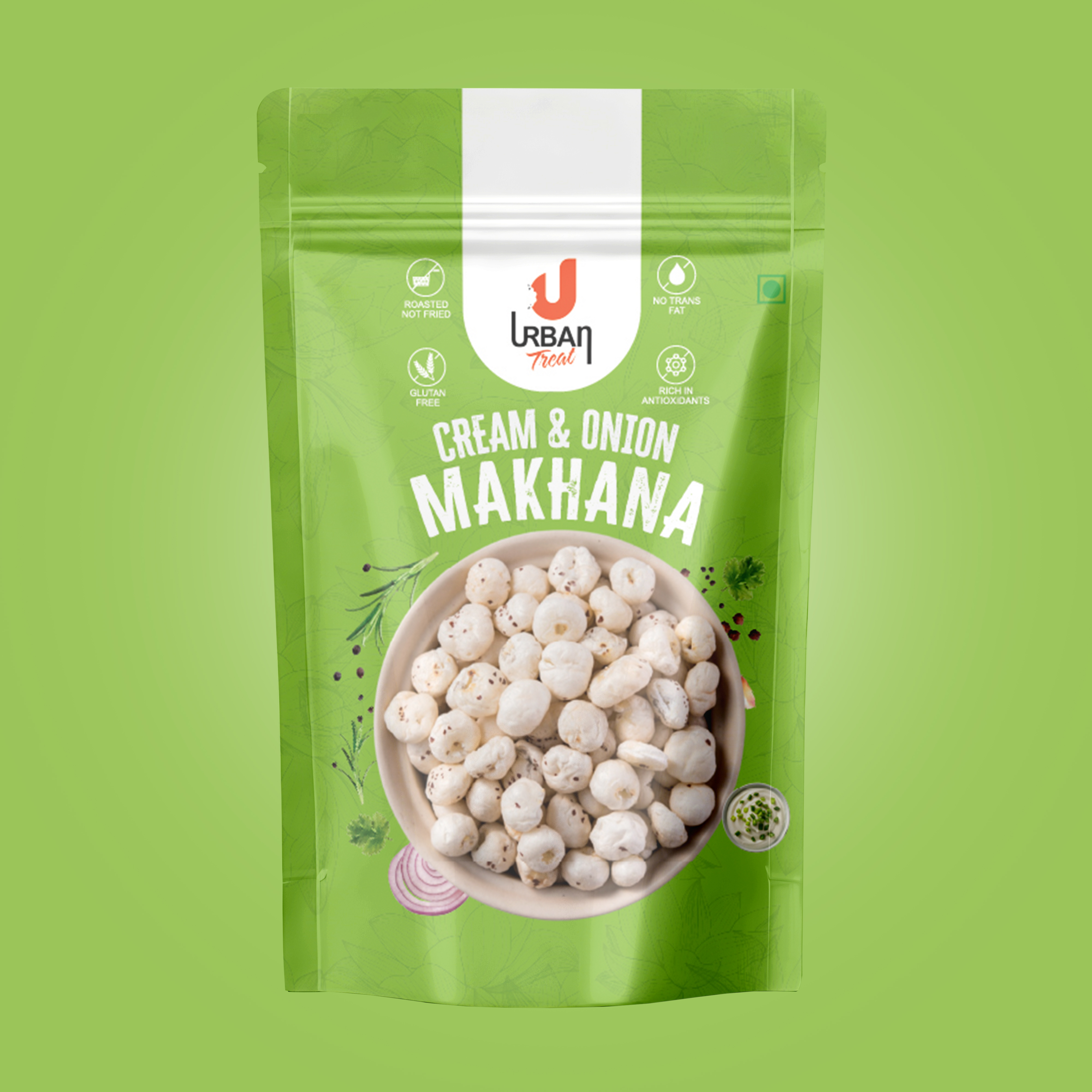 Cream & Onion ( Roasted Makhana )