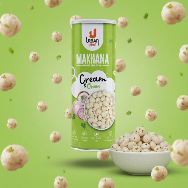 Cream & Onion ( Roasted Makhana )