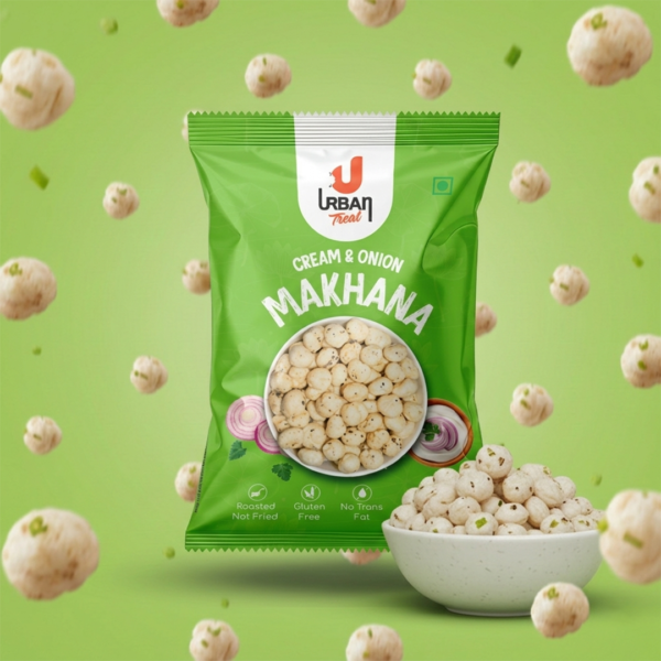 Cream and Onion ( Roasted Makhana )
