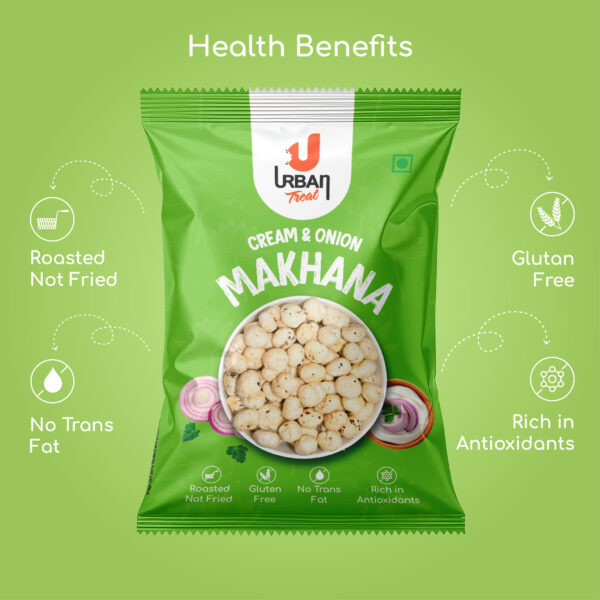 Cream and Onion ( Roasted Makhana )