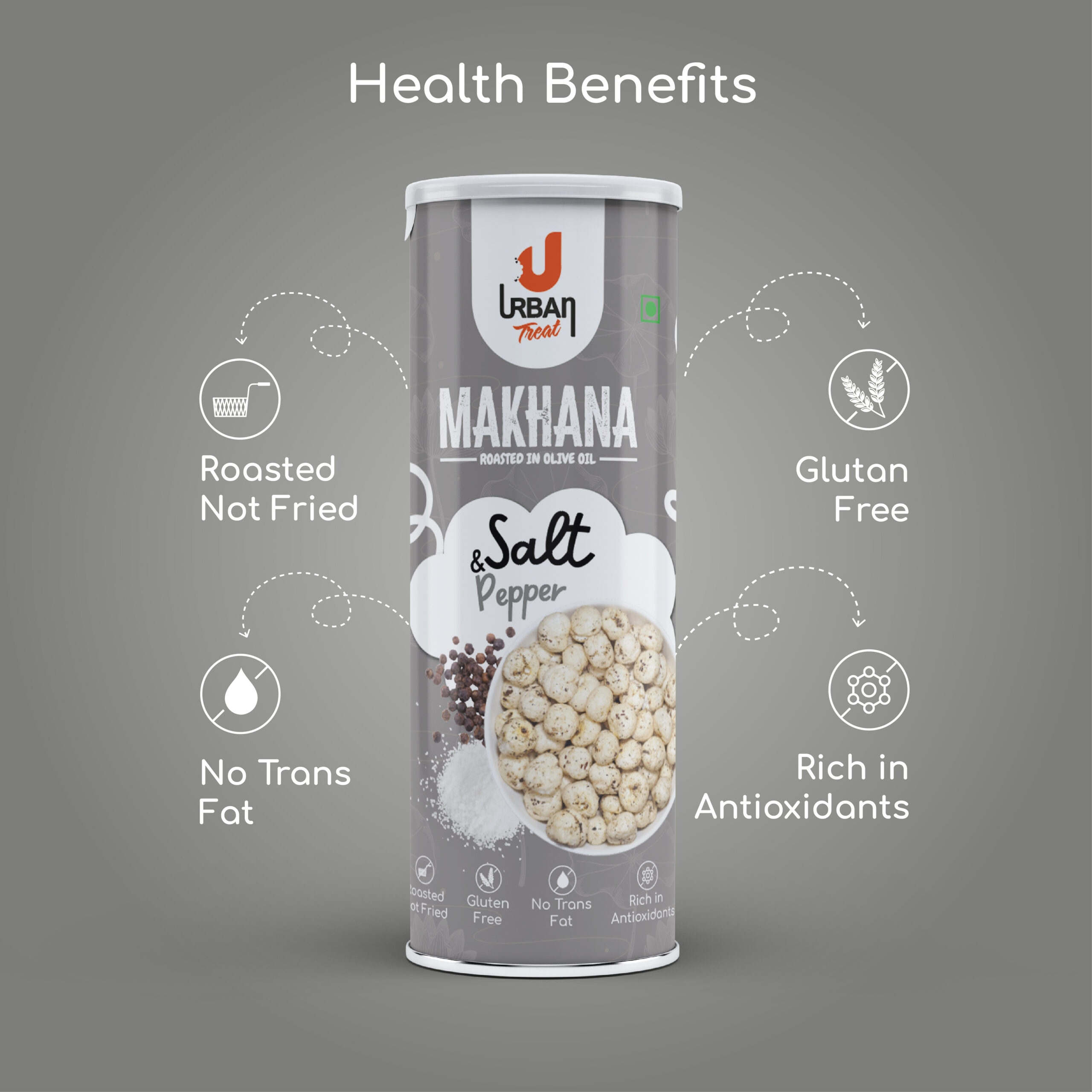Salt & Pepper ( Roasted Makhana )