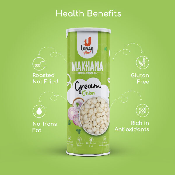 Cream & Onion ( Roasted Makhana )